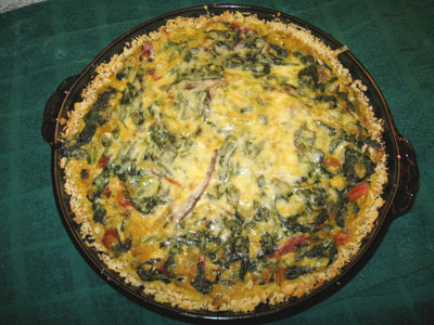 Chard, Spinach, and Onion Torta